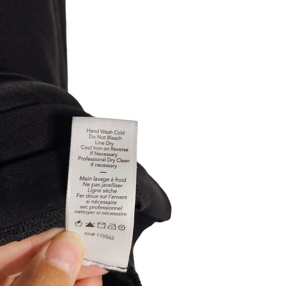 Elizabeth and James 2XS Black Asymmetrical Tank Top V Neck Layered XXSmall - Picture 9 of 9